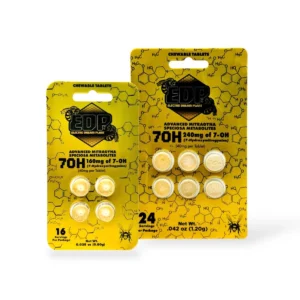 edp 7oh 7 hydroxymitragynine kratom extract tablets 40mg per tablet set 42245