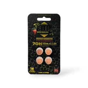 edp 7oh 7 hydroxymitragynine kratom extract tablets strawberry 40mg per tablet 4ct 24209